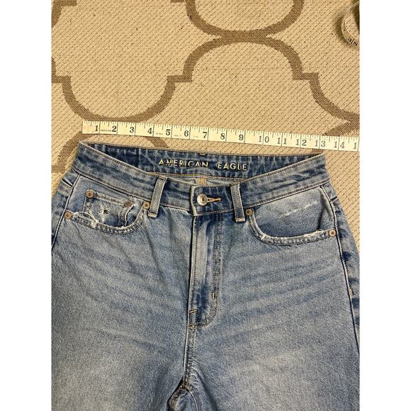 American Eagle Outfitters Balloon Blue Jean, size 0 short - Picture 8 of 14
